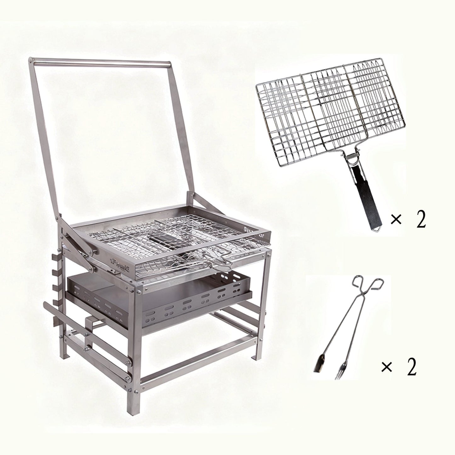 Blaze For F1 Adjustable Charcoal Rotating Grill