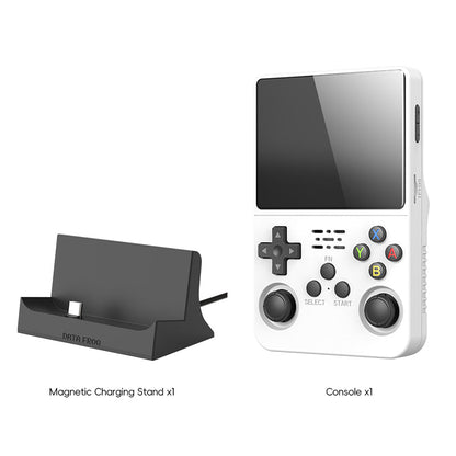 DATA FROG Original R36S Handheld Game Console - [2026 Upgraded] with Magnetic Charging Dock Bundle