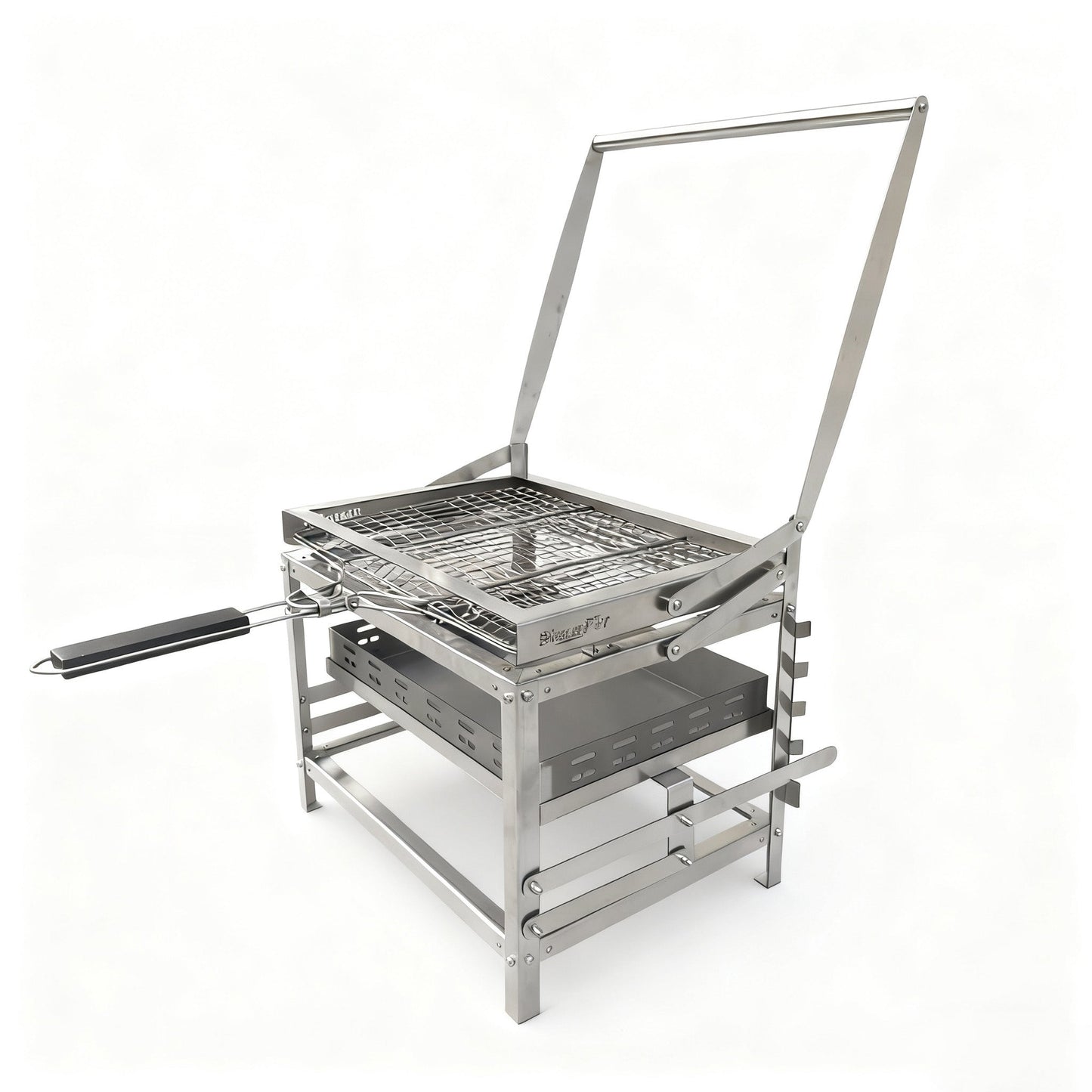 Blaze For F1 Adjustable Charcoal Rotating Grill