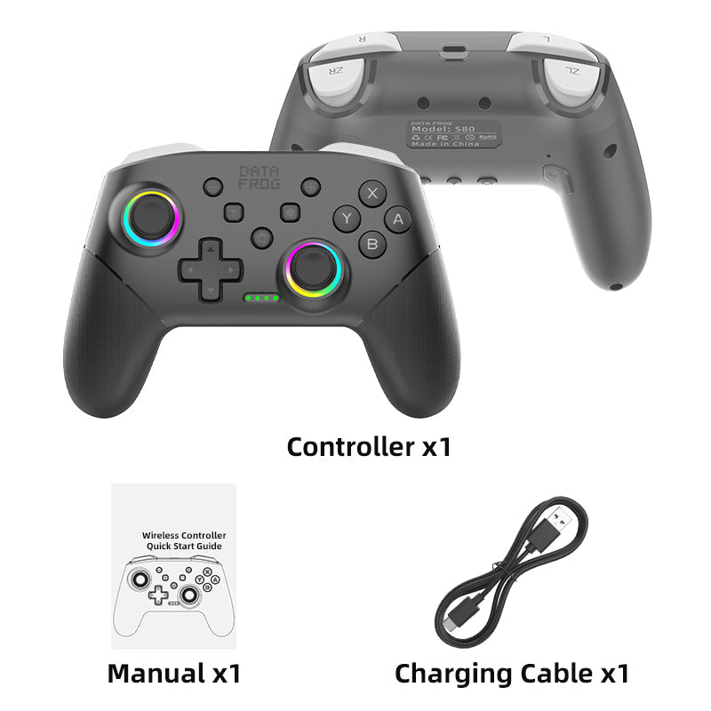 DATA FROG S80 Wireless Controller For Switch 2/Switch Lite/Switch Oled