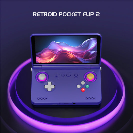 DATA FROG Retroid Pocket Flip 2 El Konsolu | Dahili 8 GB+128 GB