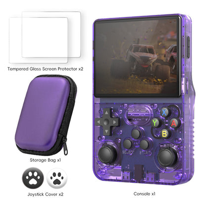 DATA FROG Original R36S Handheld Game Console - [2026 Upgraded] with Magnetic Charging Dock Bundle
