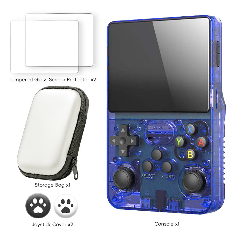 DATA FROG Original R36S Handheld Game Console - [2026 Upgraded] with Magnetic Charging Dock Bundle
