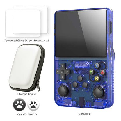 DATA FROG Original R36S Handheld Game Console - [2026 Upgraded] with Magnetic Charging Dock Bundle