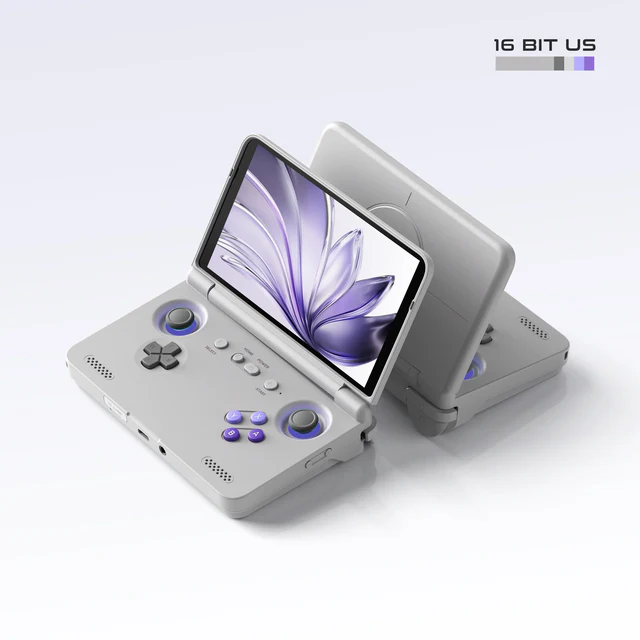 DATA FROG Retroid Pocket Flip 2 Retro Handheld Android Game Console