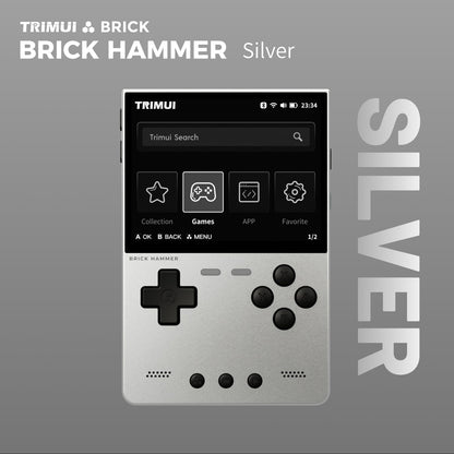 DATA FROG TRIMUI BRICK Metal Edition Handheld Game Console