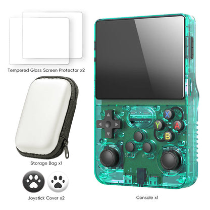 DATA FROG Original R36S Handheld Game Console - [2026 Upgraded] with Magnetic Charging Dock Bundle