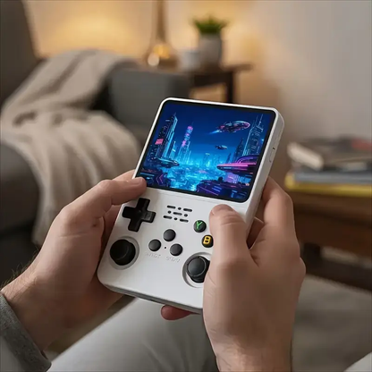 DATA FROG Original R36S Handheld Game Console - [2026 Upgraded] with Magnetic Charging Dock Bundle